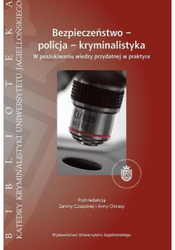 Bezpieczeństwo policja kryminalistyka