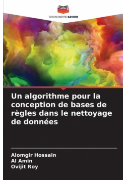 Un algorithme pour la conception de bases de règles dans le nettoyage de données