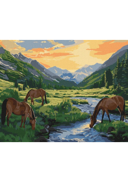 Malowanie po numerach - Przedświt 40x50cm