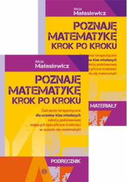 Poznaję matematykę Krok po kroku Podręcznik + Teczka