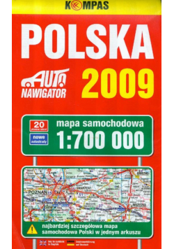 Polska 2009 mapa samochodowa