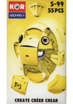 Geomag Kor Pantone 55 elementów żółty