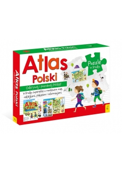 Pakiet: Atlas Polski/Plakat z mapą/Puzzle