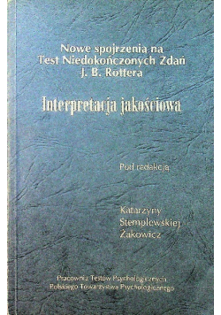 Interpretacja jakościowa