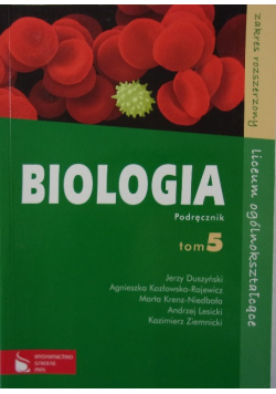 Biologia Podręcznik Tom V Zakres rozszerzony