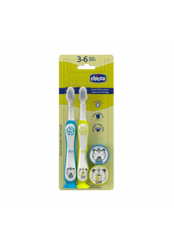 Szczoteczka do zębów Tiger Panda 3-6L 2szt
