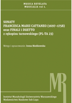 Sonaty Francesca Marii Cattaneo (16971758) ...