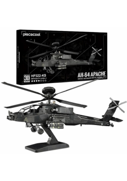 Puzzle Metalowe Model 3D - Helikopter