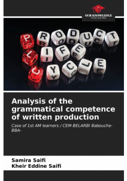 Analysis of the grammatical competence of written production