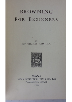 Browning for beginners