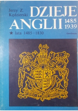 Dzieje Anglii TOM I