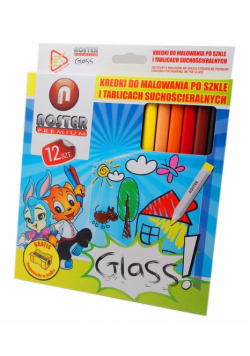 Kredki Glass 12 kolorów