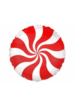 Balon foliowy lizak czerwony