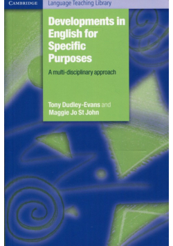Developments in English for Specific Purposes