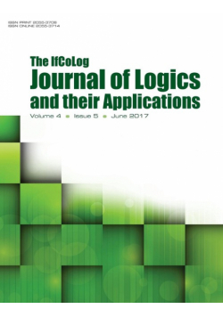 Ifcolog Journal of Logics and their Applications.  Volume 4, number 5