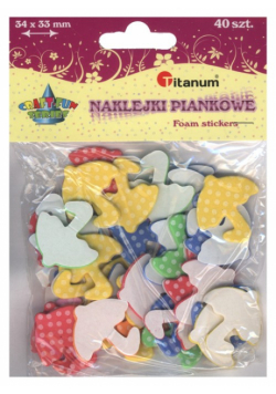 Naklejki piankowe Parasole 40 sztuk