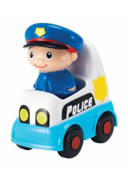 Klocki Ludzik z pojazdem Policja