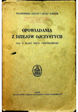 Opowiadania z dziejów ojczystych 1934 r.