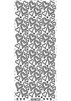 Stiker ażurowy 310 10x23cm złoty
