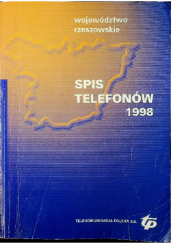 Województwo rzeszowskie Spis telefonów 1998