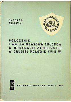 Położenie i walka klasowa