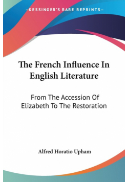 The French Influence In English Literature