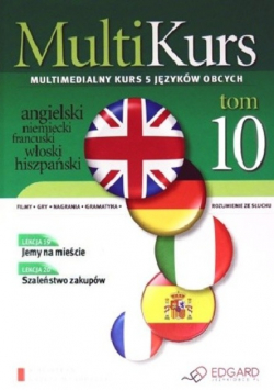 Multikurs Multimedialny kurs 5 języków obcych Tom 10  z CD