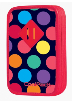 Piórnik dwukomorowy z wyposażeniem CoolPack Jumper Lollipops
