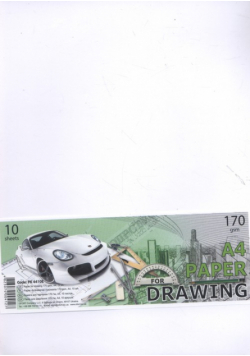 Papier do kreślenia i rysowania A4 10 arkuszy 170g/m2