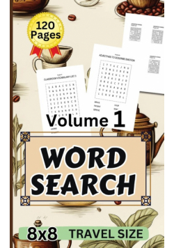 8x8 Word Search Travel Size Volume 1