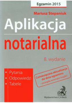 Aplikacja notarialna. Egzamin 2015