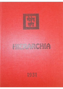Hierarchia Reprint z 1931 r
