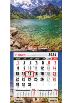 Kalendarz 2024 jednodzielny mini z magnesem tatry KTJ-2 mini v7