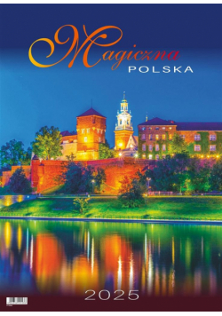 Kalendarz 2025 wieloplanszowy magiczna Polska