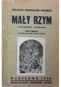 Mały Rzym, tomIII, 1936 r.