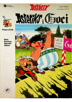Asterix Zeszyt  4  /  92 Asteriks i Goci