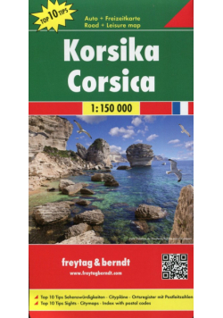 Korsyka Mapa 1:150 000