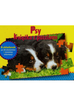 Psy Książka z puzzlami