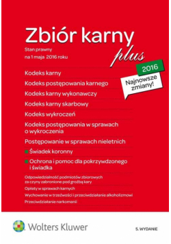 Zbiór karny 2016 PLUS