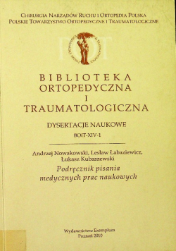 Biblioteka ortopedyczna i trumatologiczna