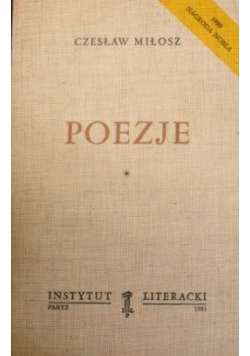 Poezje 1981 Tom 1