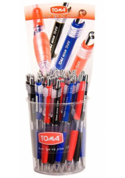 Długopis Medium aut. 1,0mm mix (40szt) TOMA