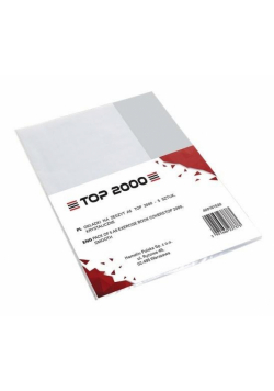Okładka na zeszyt A5 PP krytaliczna (5szt) TOP2000