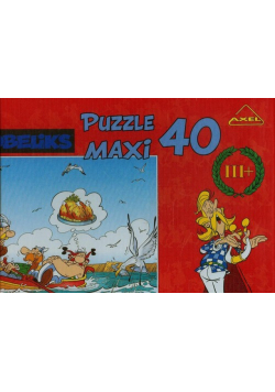 Puzzle Maxi 40 Asteriks i Obeliks Wyprawa łodzią