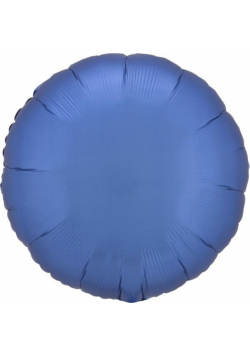 Balon foliowy Lustre Azure niebieski okrągły 43cm
