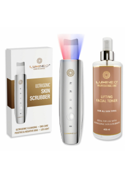 Peeling kawitacyjny Led + tonik lifting LUMINEO