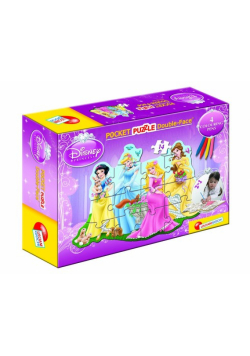 Puzzle dwustronne kieszonkowe Princess