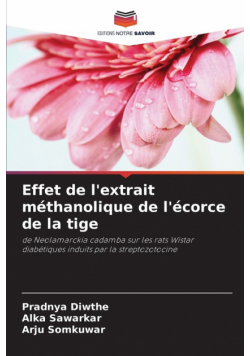 Effet de l'extrait méthanolique de l'écorce de la tige