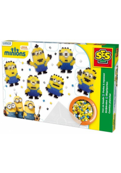 Koralikowe prasowanki - Minionki duży zestaw
