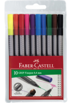 Cienkopis Faber-Castell Grip 10 kolorów